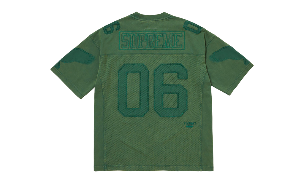 MM6 Maison Margiela Cotton Football Jersey "SS26 - Green" SU27176