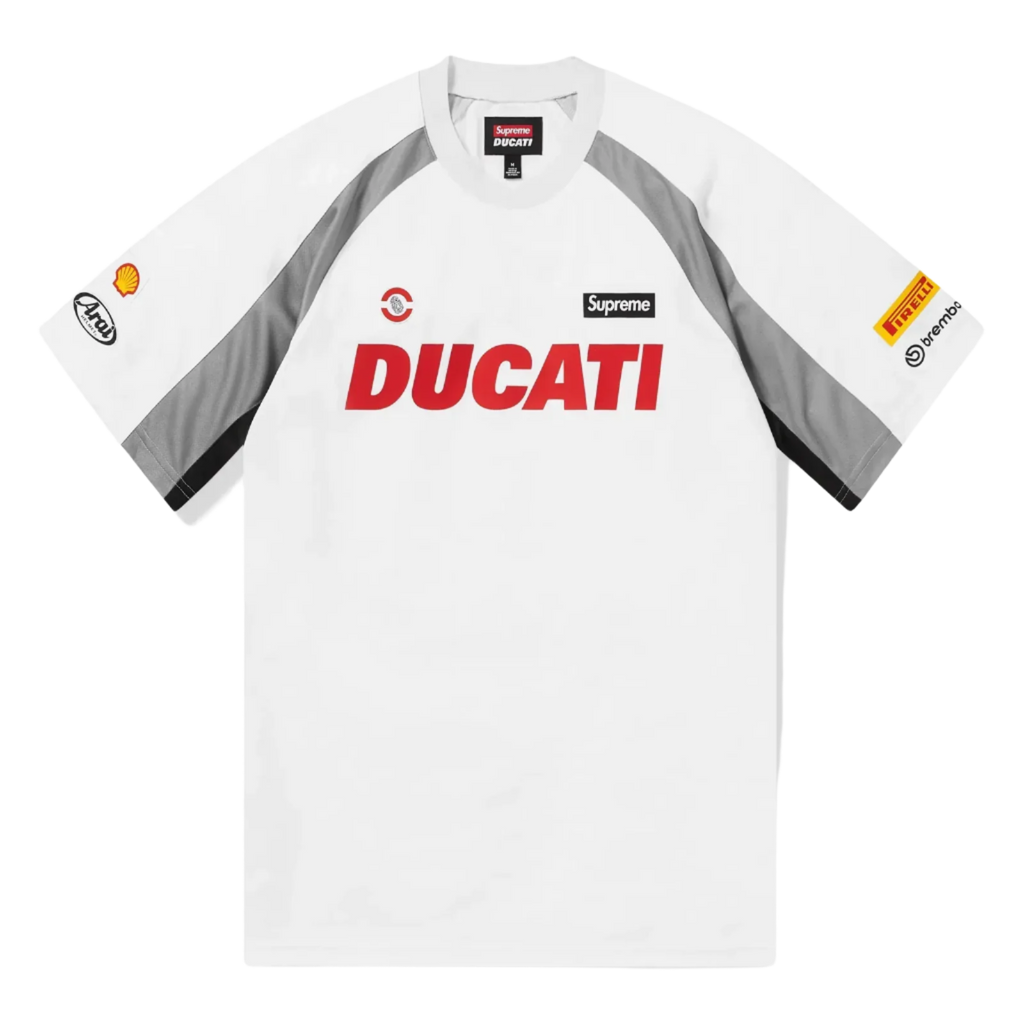 Supreme Ducati Soccer Jersey White