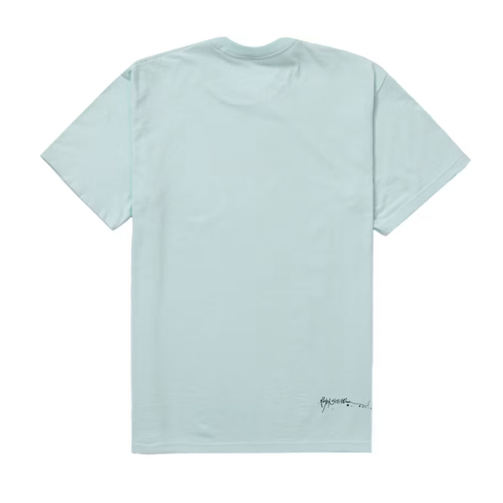 Supreme Ralph Steadman Box Logo Tee Pale Blue