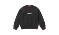 Washed Box Logo Crewneck "SS25 - Black" SU25156