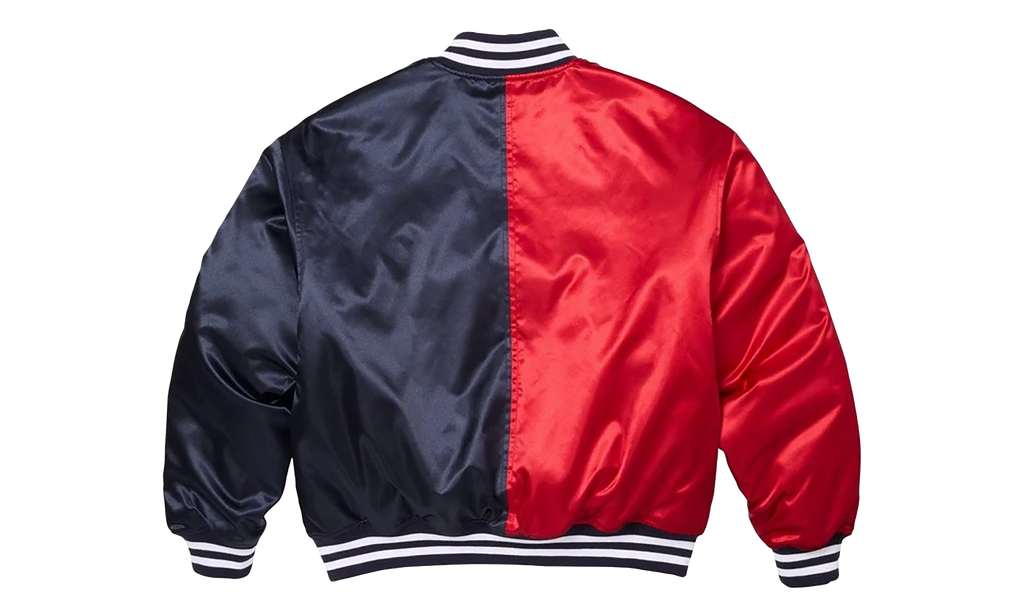 Champion Satin Varsity Jacket "SS26 - Red / Navy" SU27668