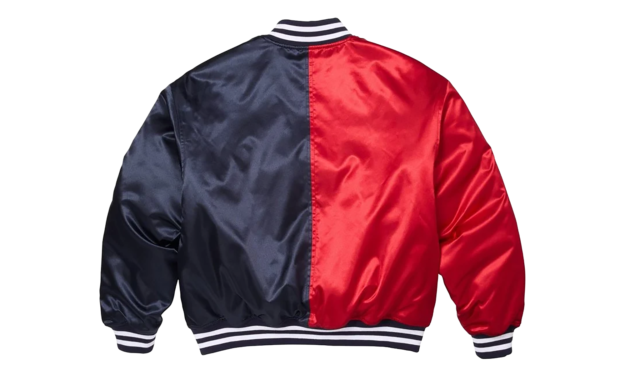 Champion Satin Varsity Jacket "SS26 - Red / Navy" SU27668