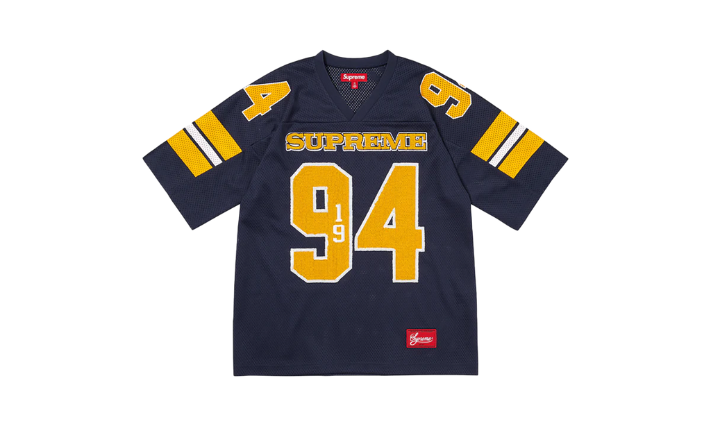 Sequin Football Jersey "FW25 - Navy" SU25994