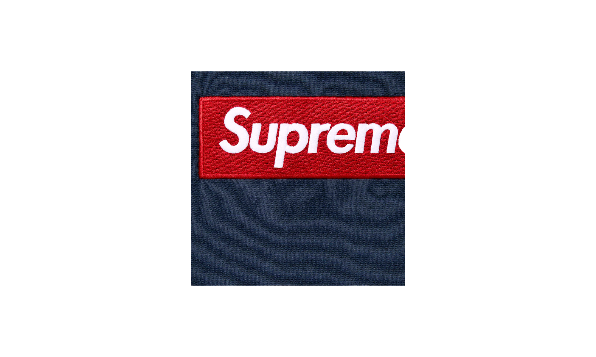 Box Logo Hooded Sweatshirt "FW24 Navy" SU928