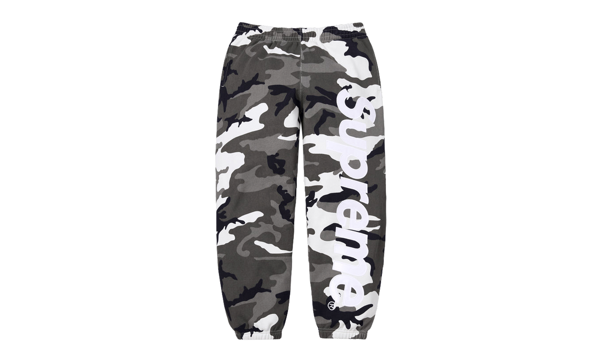 Satin Appliqué Sweatpant "SS26 - Snow Camo" SU27517