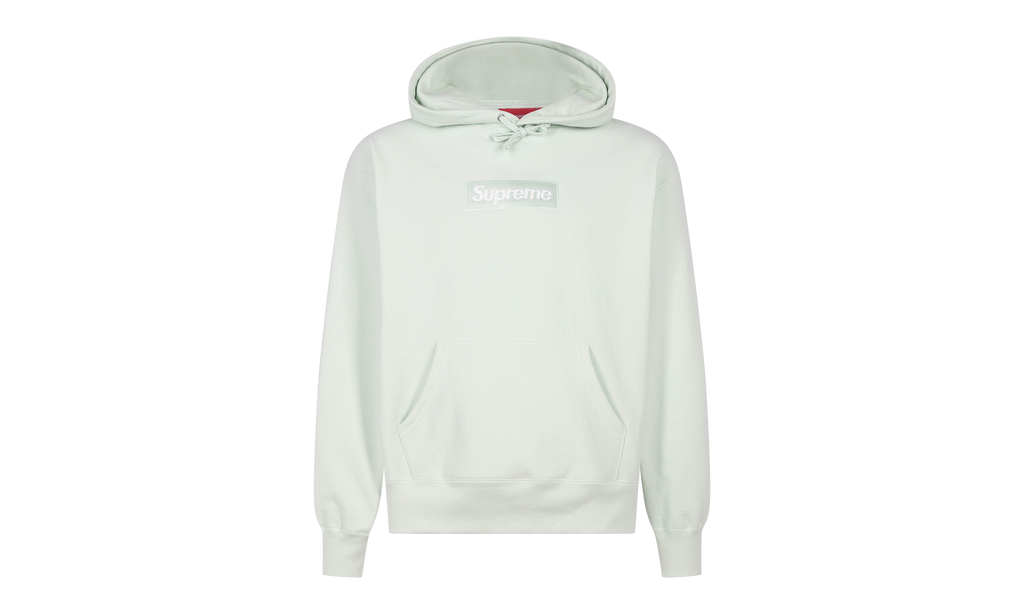 Box Logo Hoodie "FW23 - Light Green" SU100155