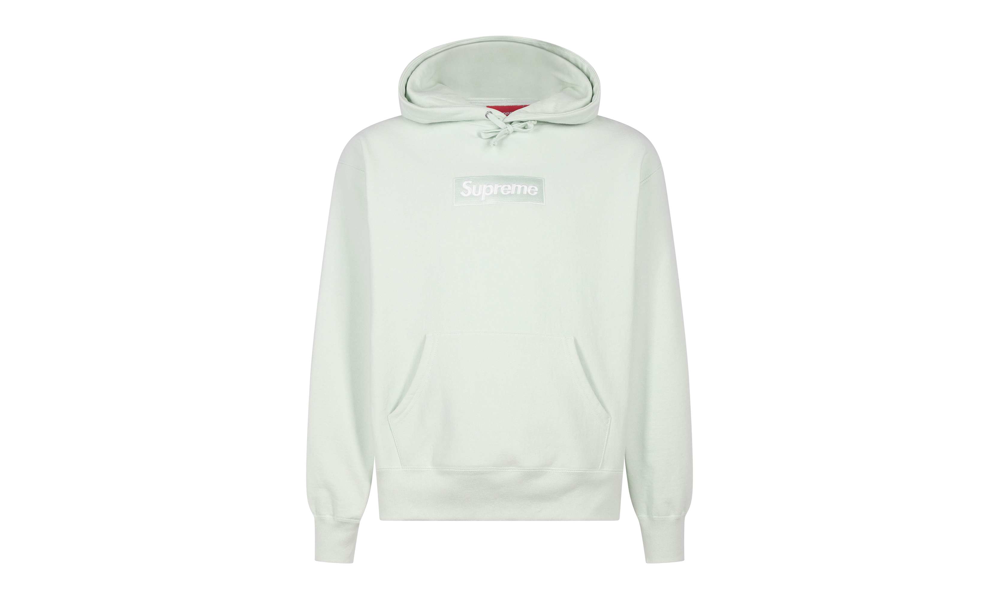 Box Logo Hoodie "FW23 - Light Green" SU100155