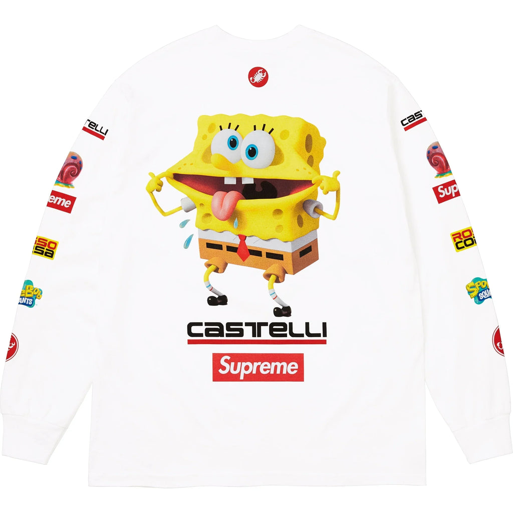 Supreme SpongeBob SquarePants Castelli Racing Tee