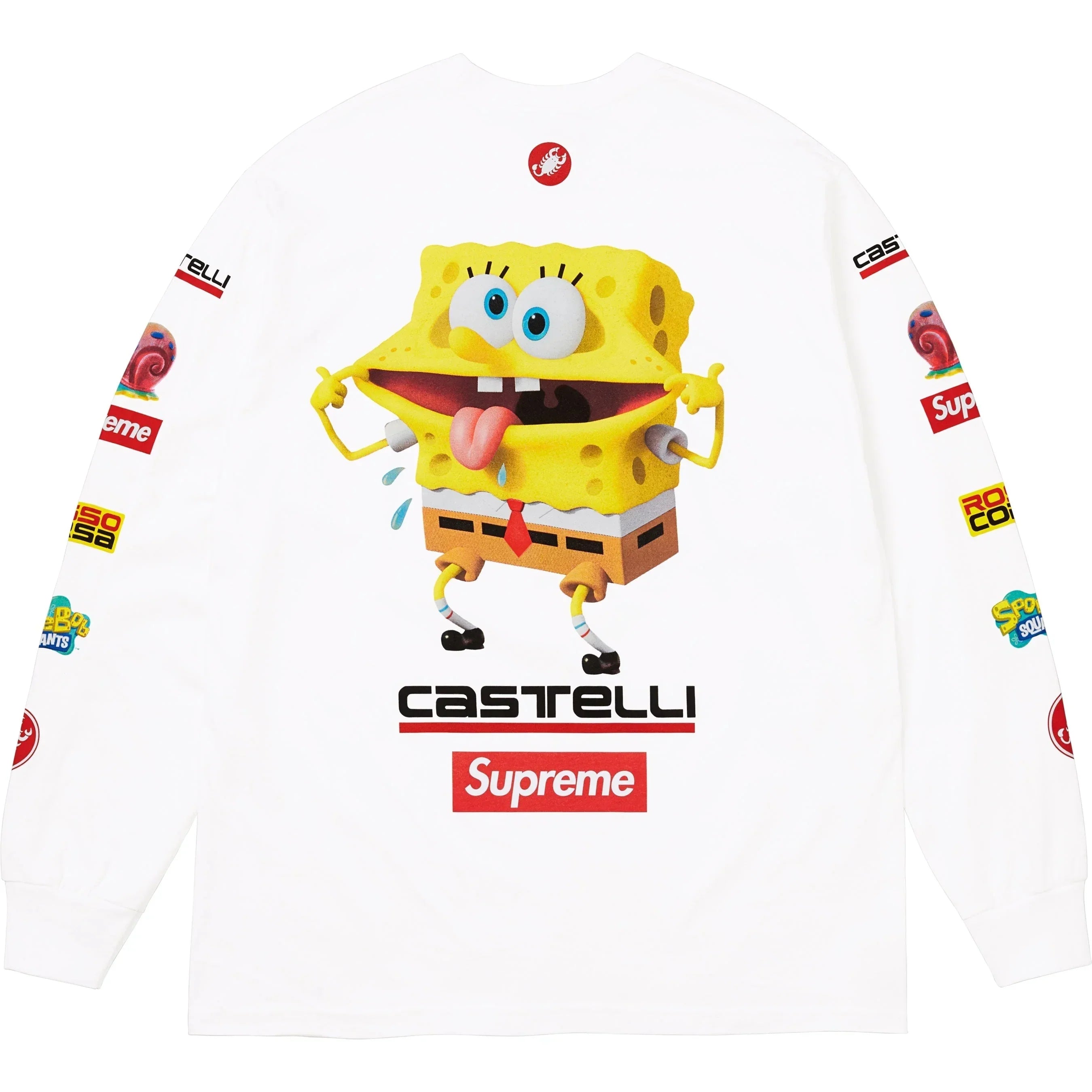 Supreme SpongeBob SquarePants Castelli Racing Tee