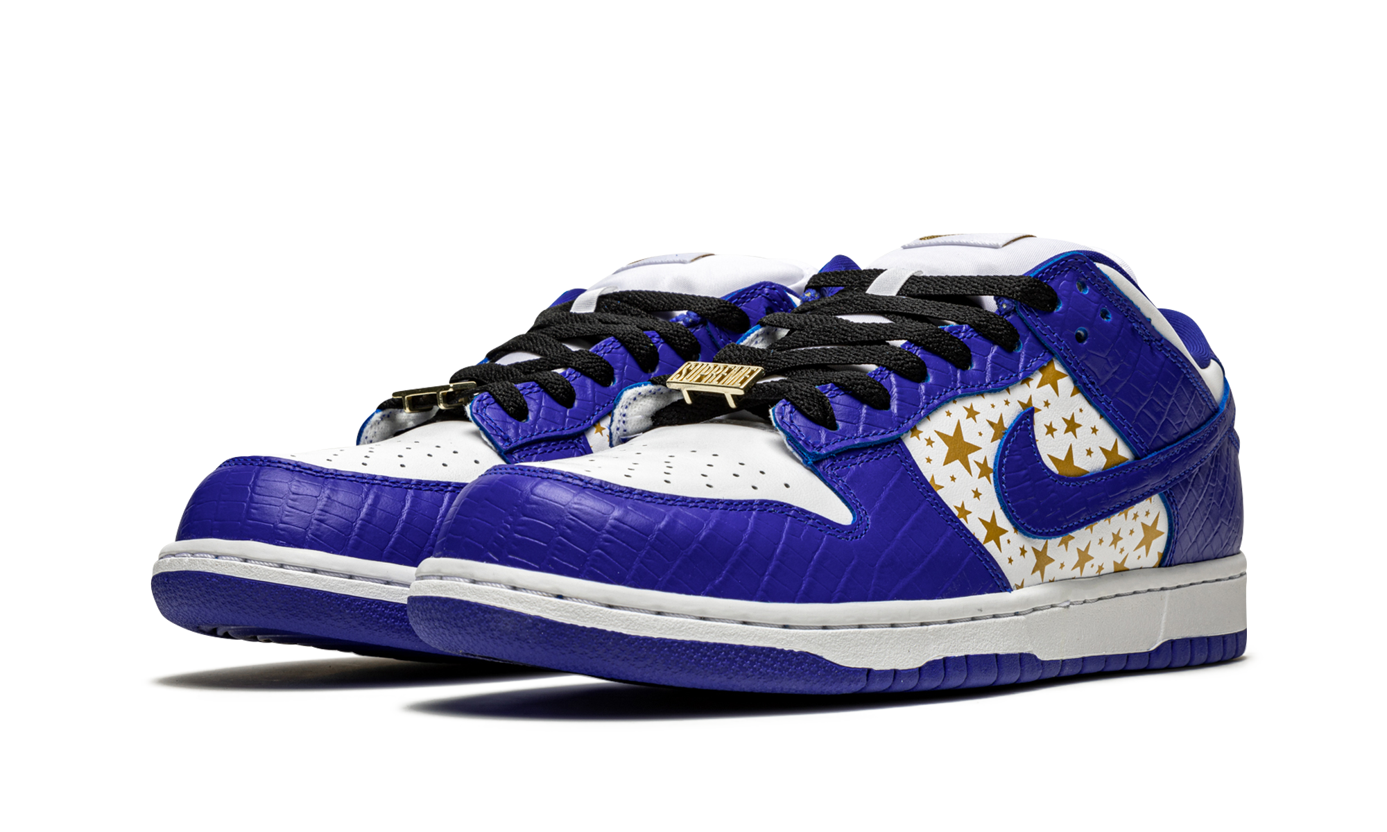 SB Dunk Low "Supreme - Stars - Hyper Blue" DH3228 100