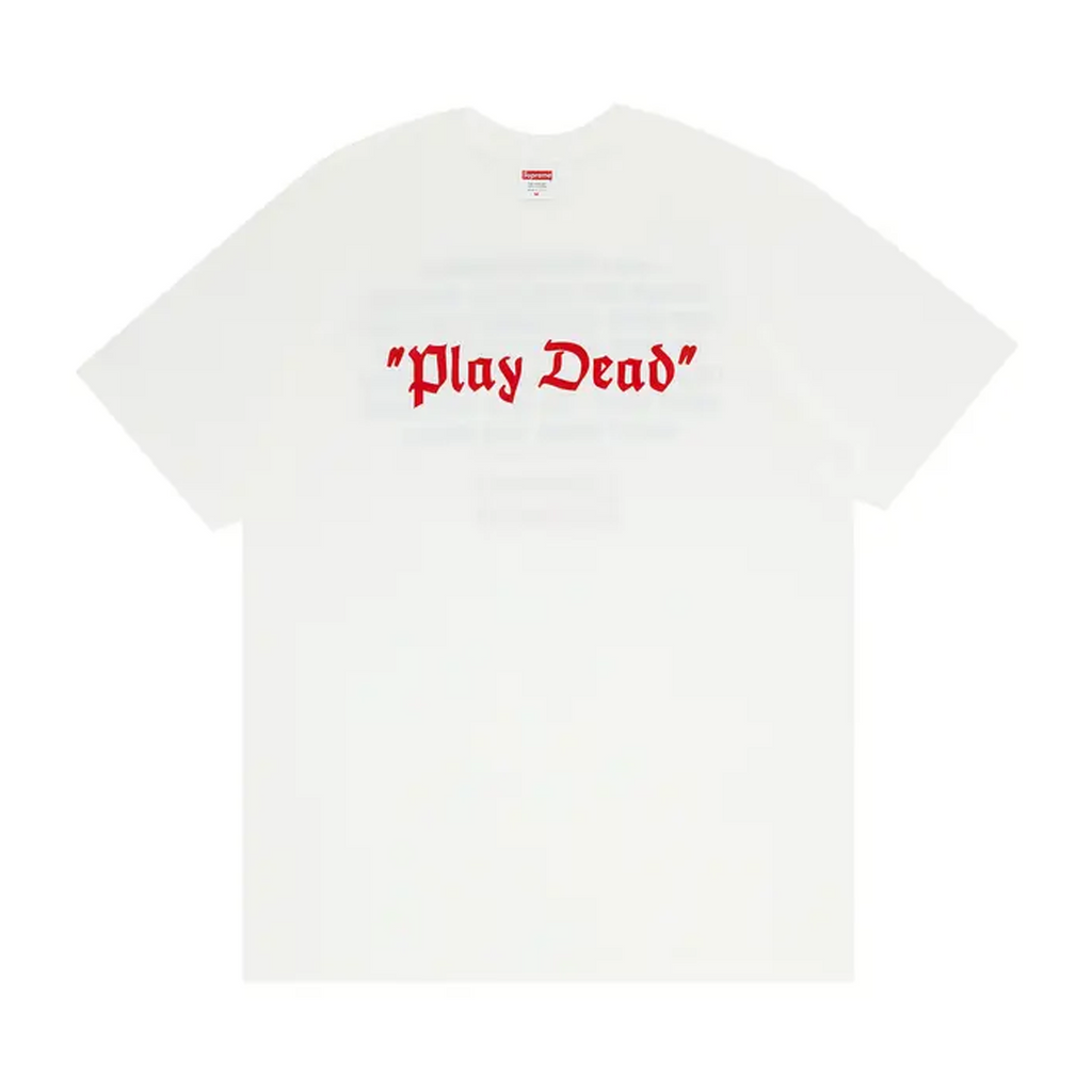 Supreme “Play Dead” Tee White