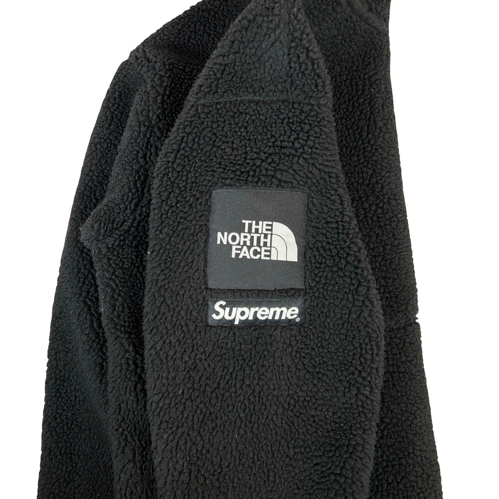 Supreme The North Face S Logo Fleece Jacket Black [USED] - S (Used)