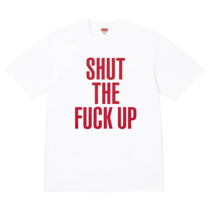 Supreme Number (N)ine Shut Up Tee White