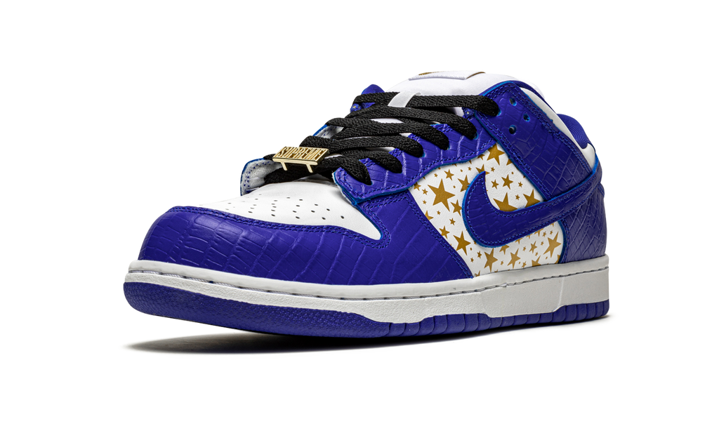 SB Dunk Low "Supreme - Stars - Hyper Blue" DH3228 100