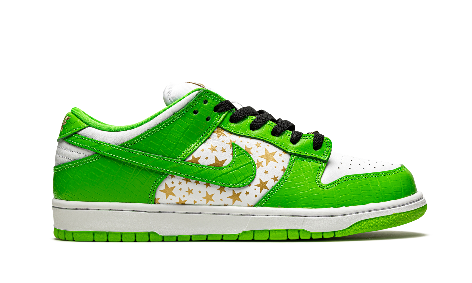 SB Dunk Low "Supreme - Stars - Mean Green" DH3228 101