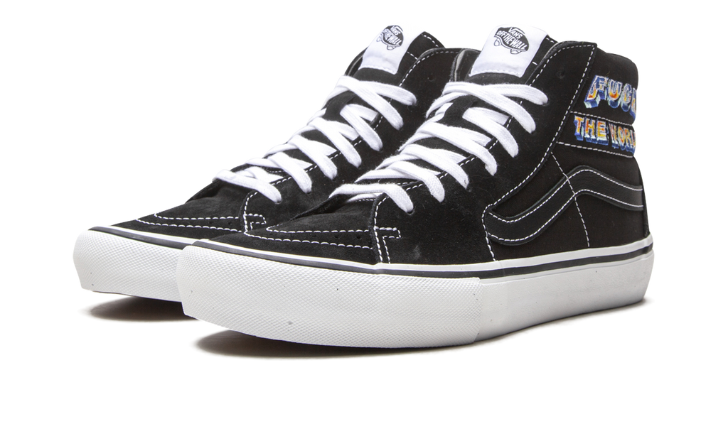 Sk8-Hi Pro "Supreme - F*ck The World - Black" VN0A45JDSY1