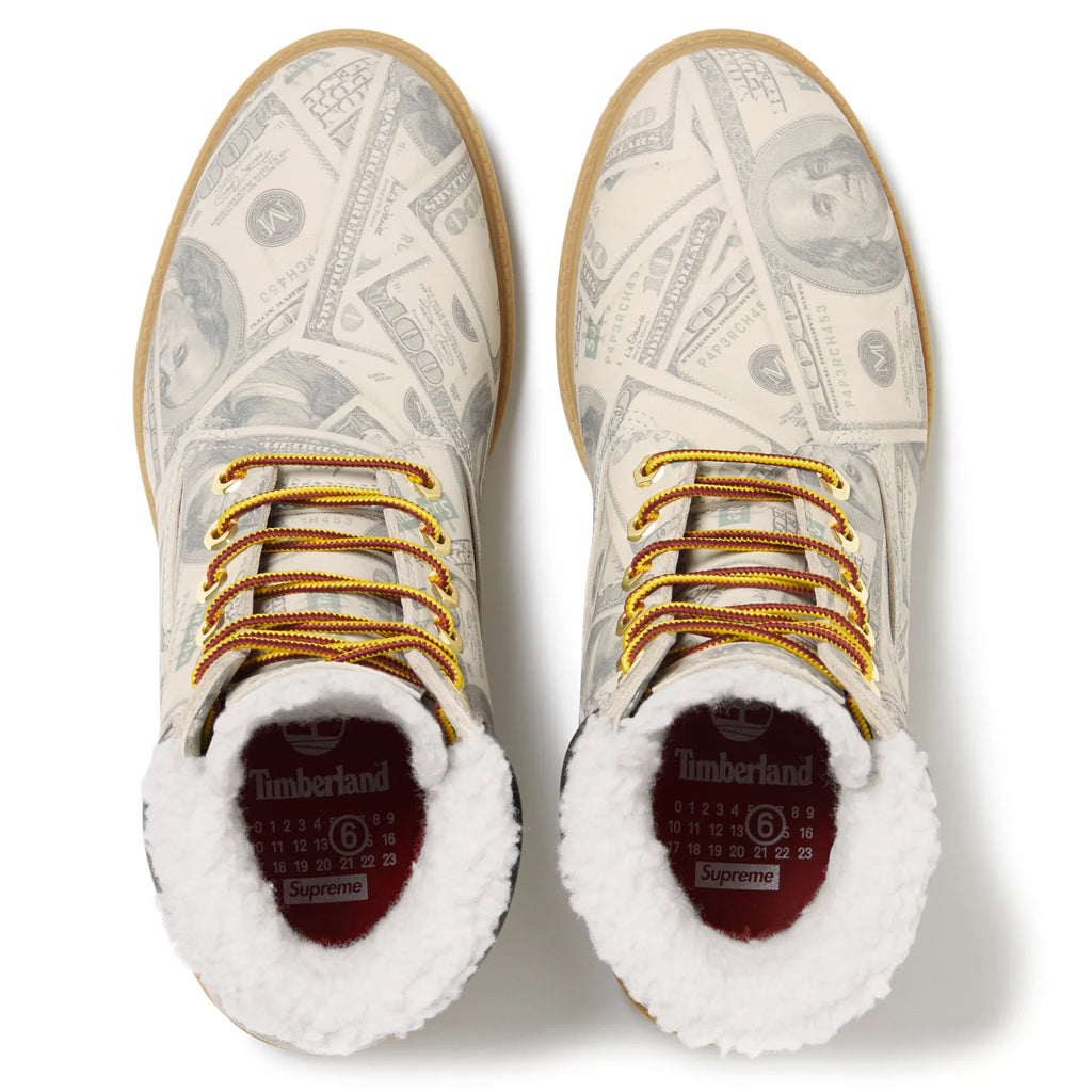 Supreme®/MM6 Maison Margiela Timberland® Money 6" Premium Waterproof Boot Multicolor