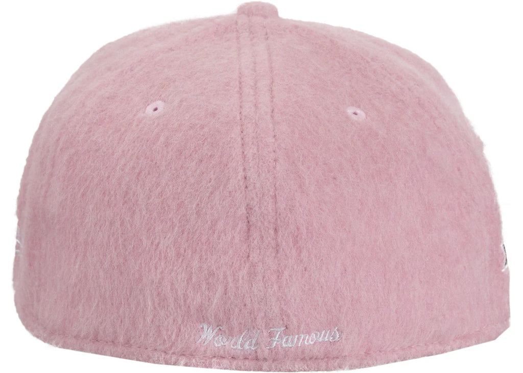 Supreme Mohair Box Logo New Era Pink