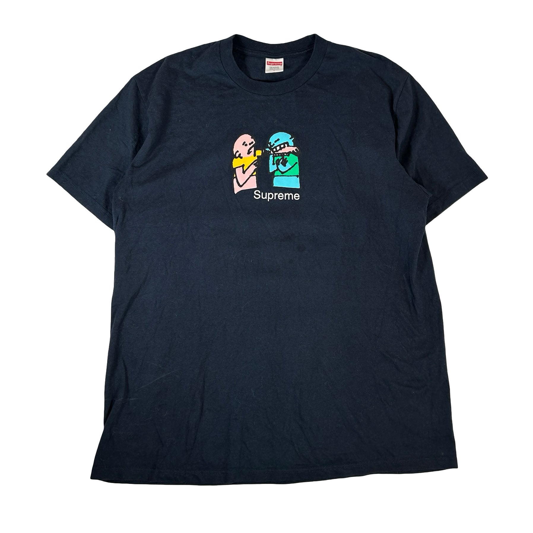 Supreme Bite Tee Navy [USED] - L (Used)