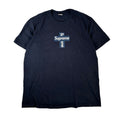 Supreme Cross Box Logo Tee Navy [USED] - L (Used)
