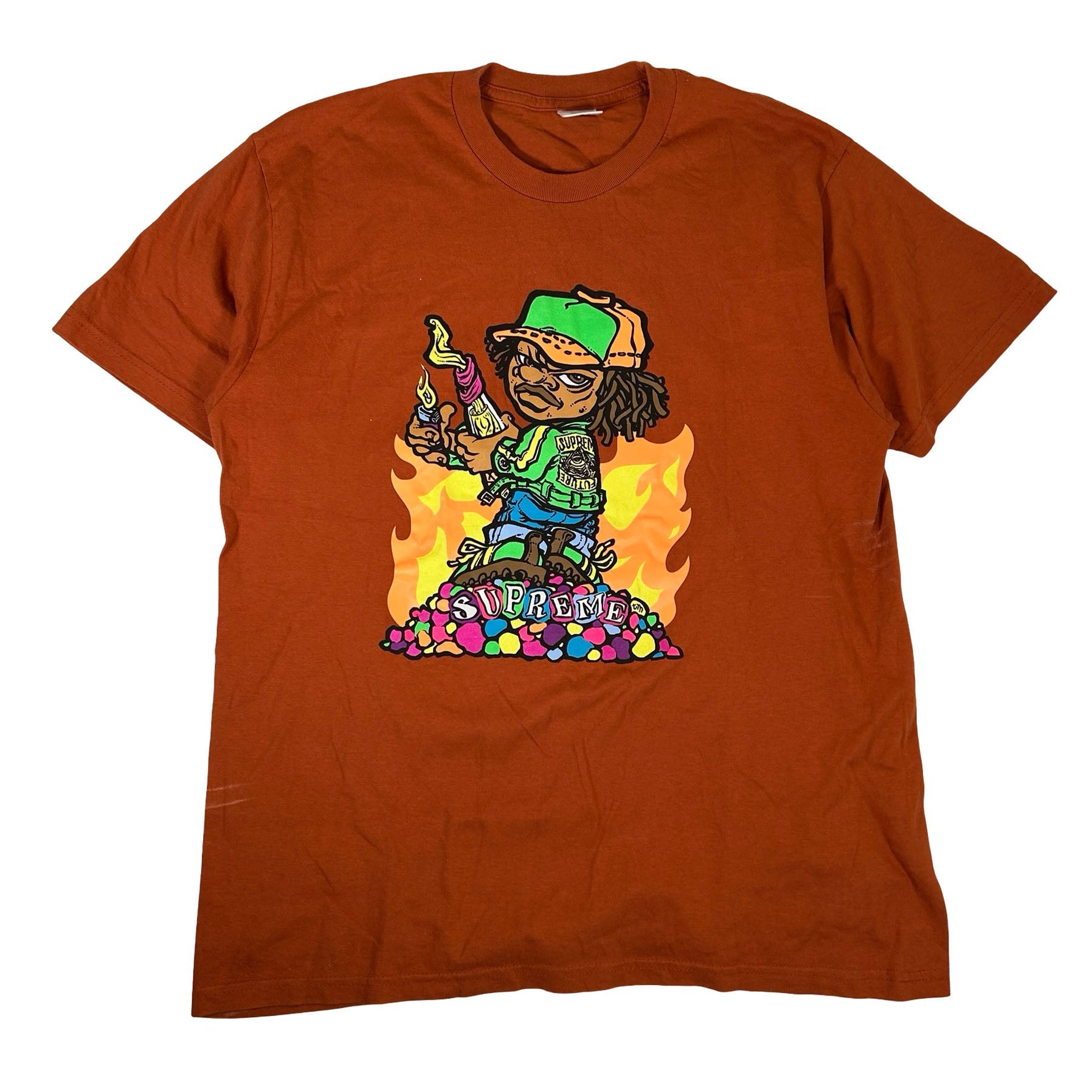 Supreme Molotov Kid Tee Rust [USED] - L (Used)