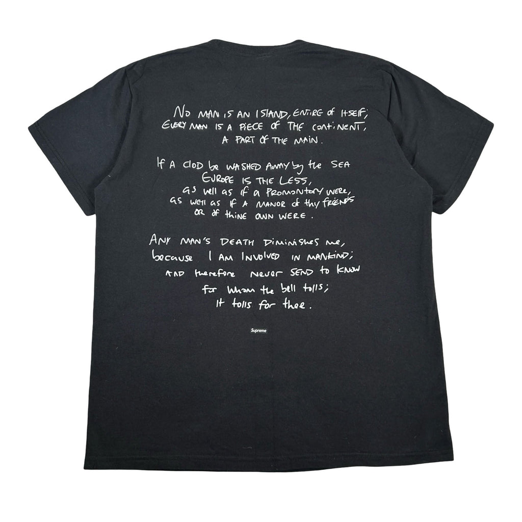 Supreme Rules The World Tee Black [USED] - M (Used2)