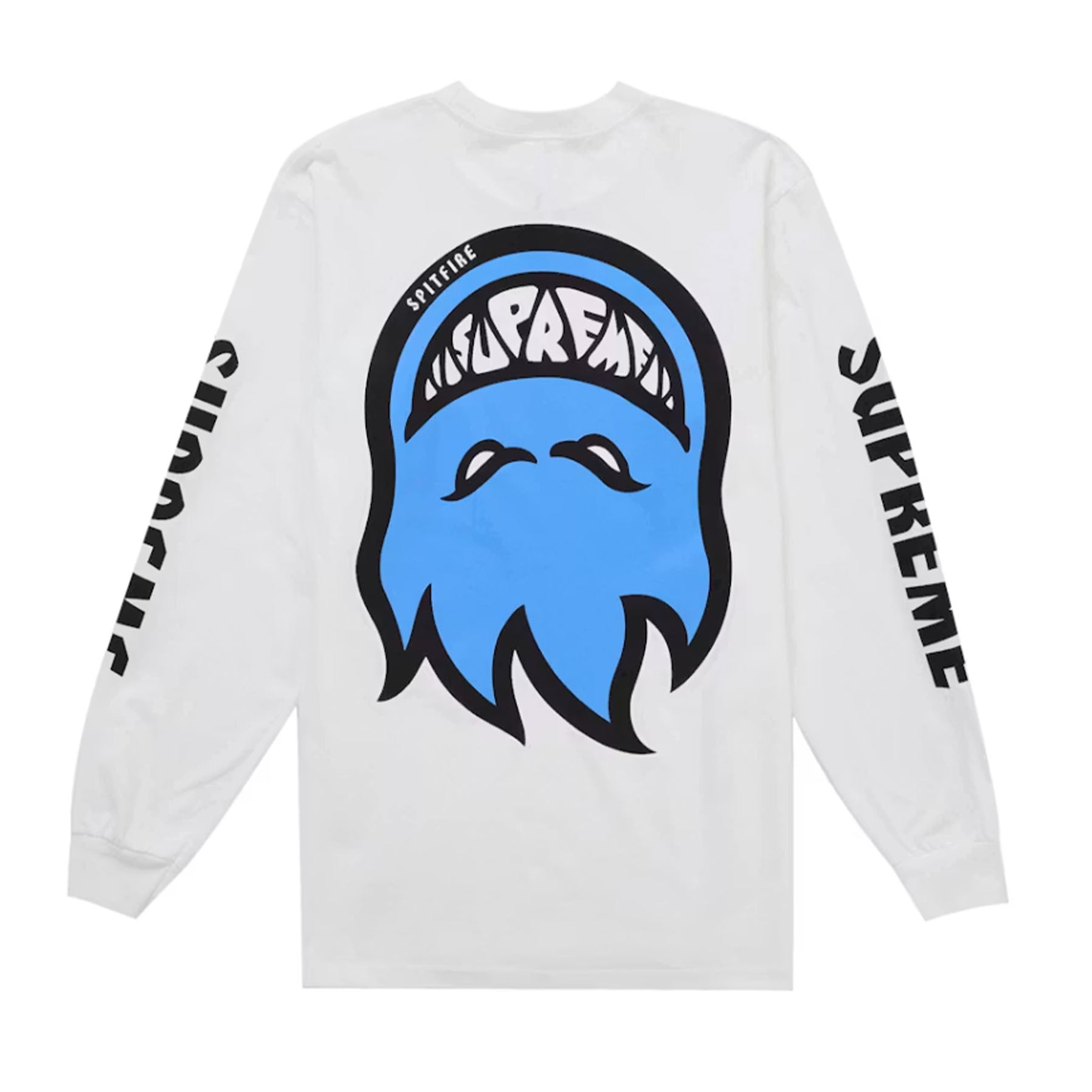 Supreme Spitfire Bighead L/S Tee White
