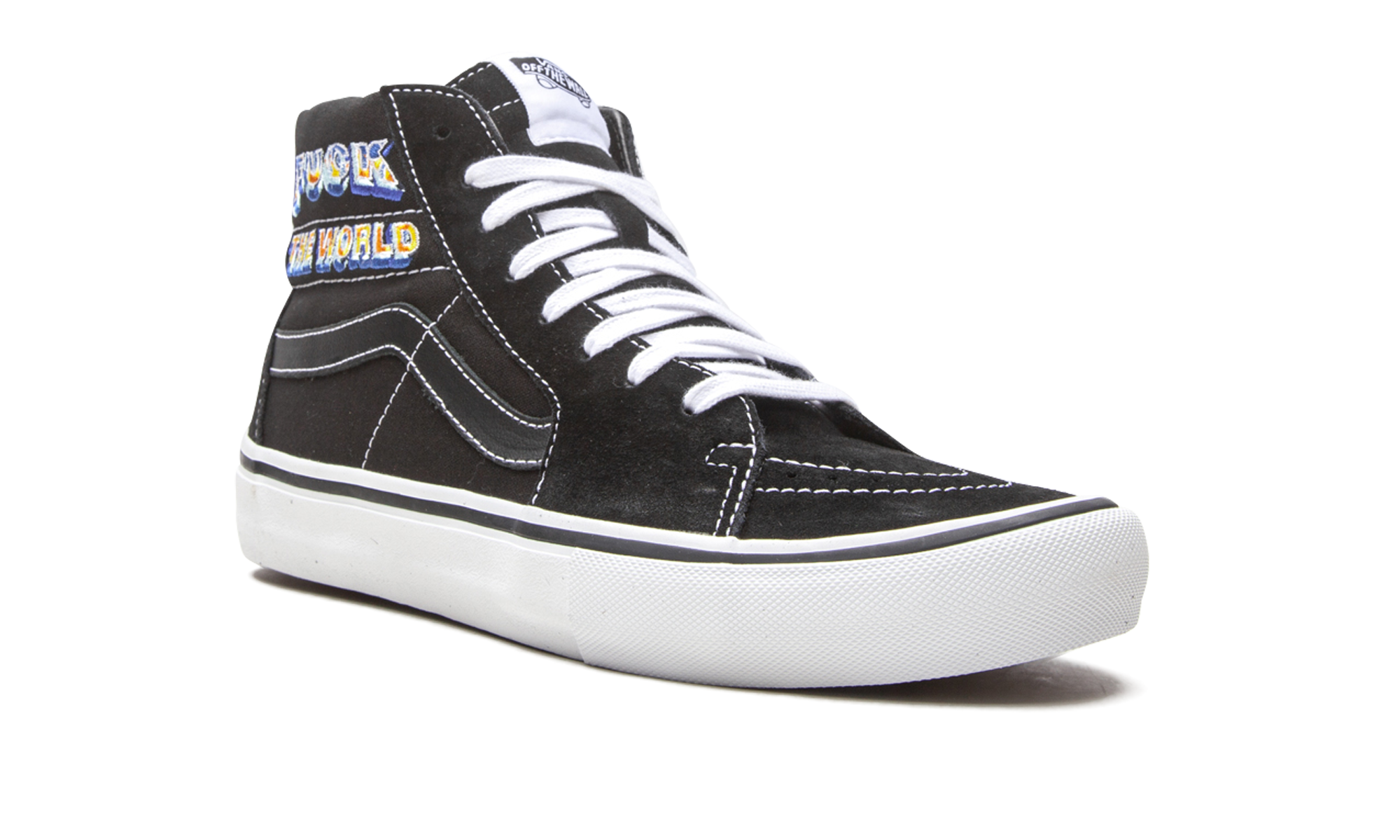 Sk8-Hi Pro "Supreme - F*ck The World - Black" VN0A45JDSY1