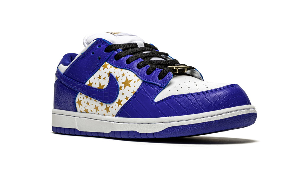 SB Dunk Low "Supreme - Stars - Hyper Blue" DH3228 100
