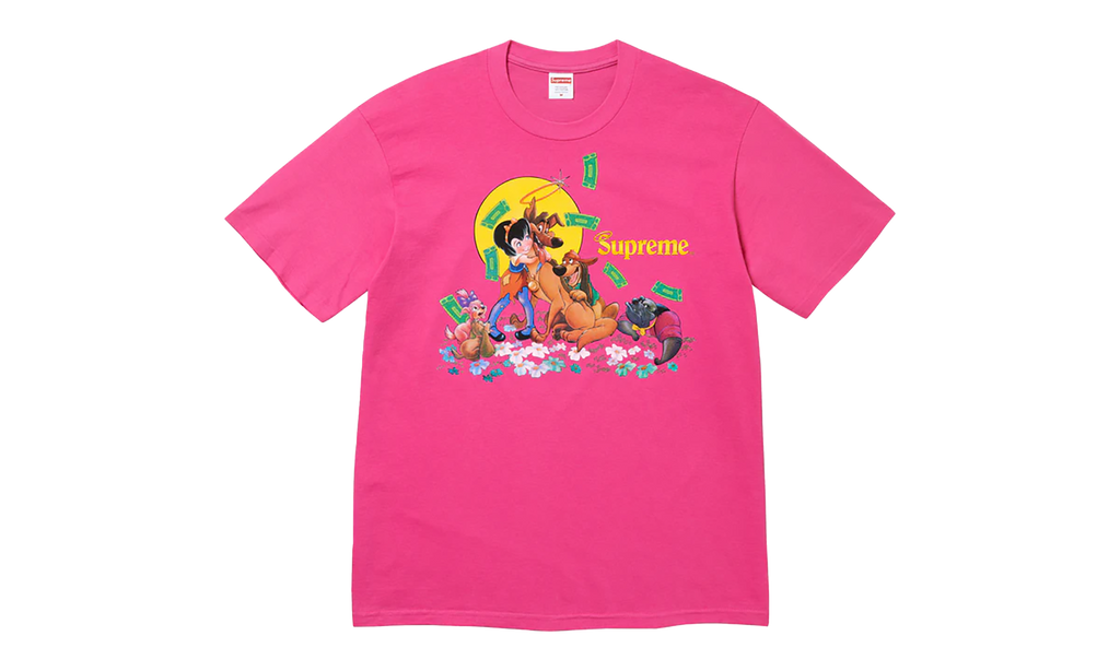 All Dogs Go To Heaven Tee "FW25 - Fuchsia" SU26140