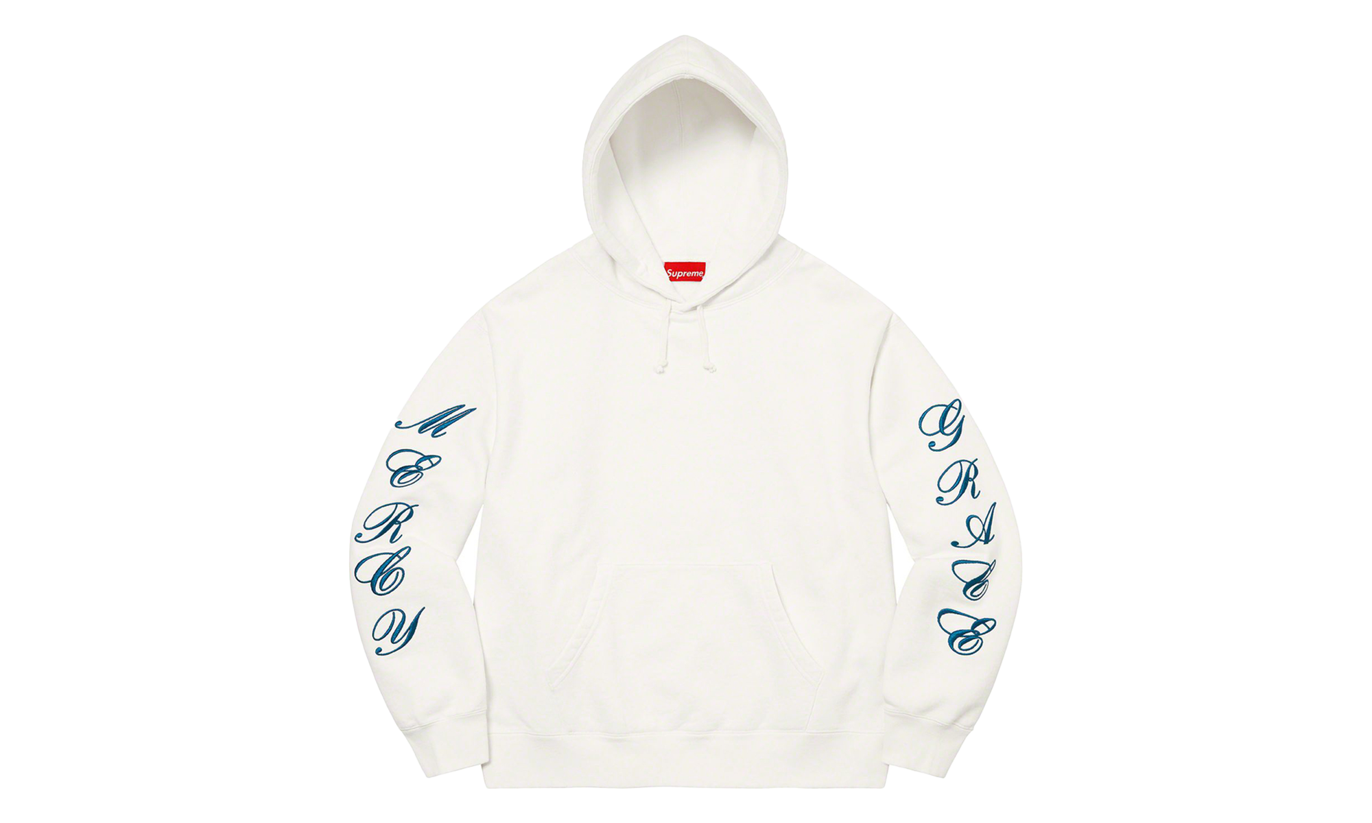 Patches Spiral Hooded Sweatshirt "SS23 - White" SU25273