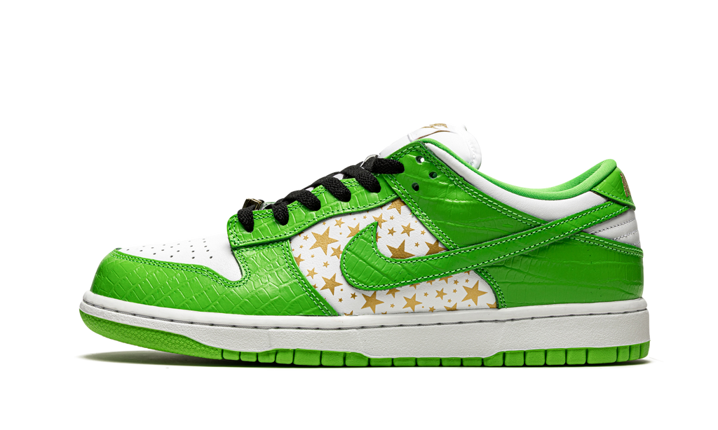 SB Dunk Low "Supreme - Stars - Mean Green" DH3228 101