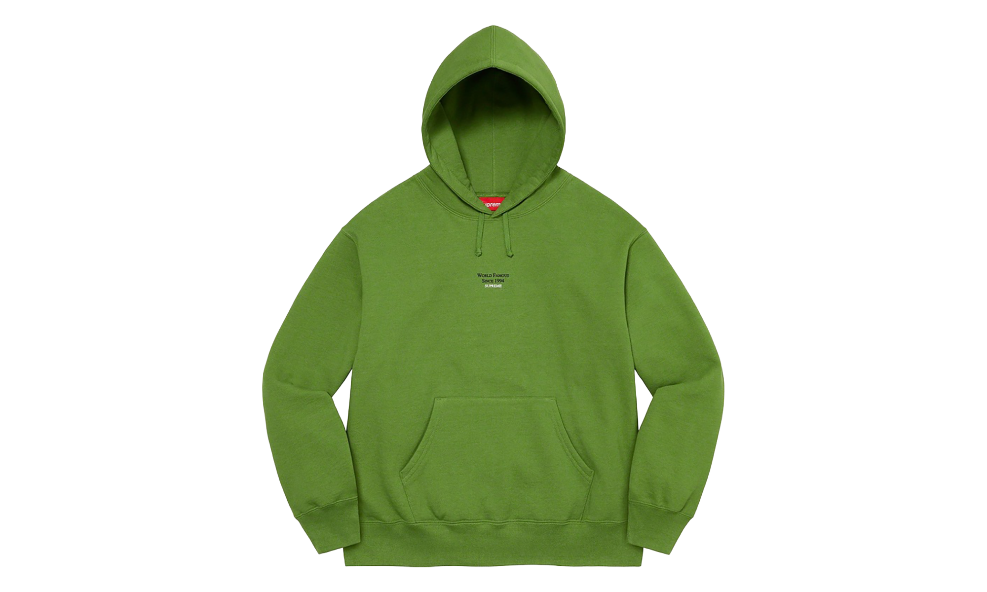World Famous Micro Hooded Sweatshirt "SS23 - Green" SU27232