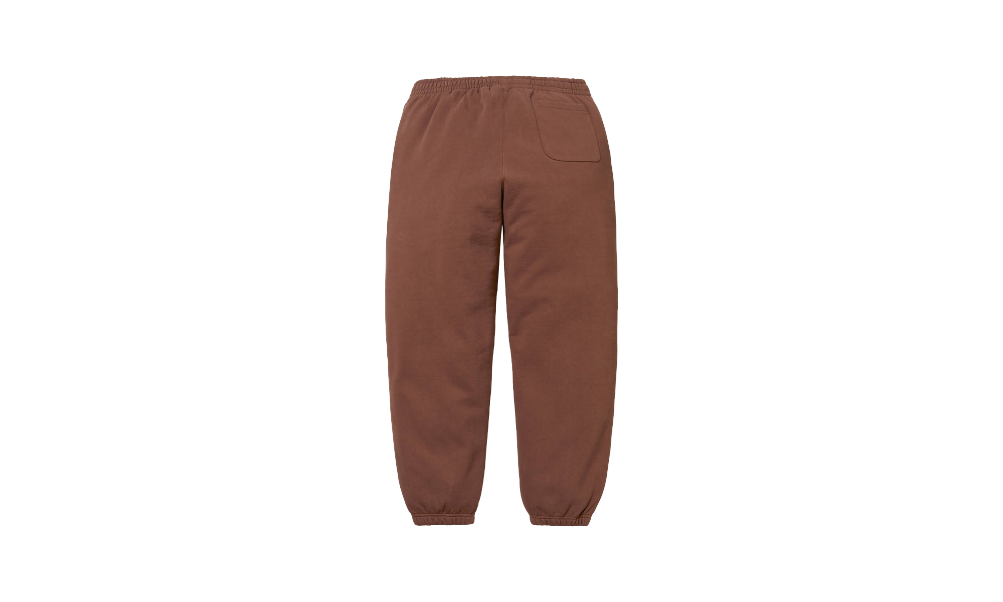 SATIN APPLIQUÉ SWEATPANT "FW24 - Brown" SU535