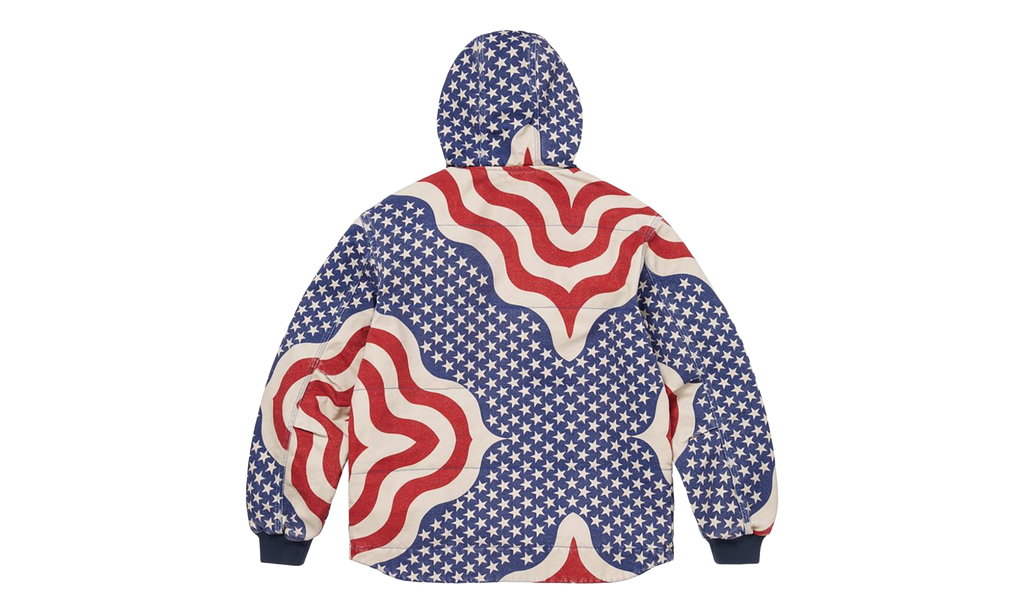 Flag Quilted Hooded Work Jacket "SS26 - Multicolor" SU27805