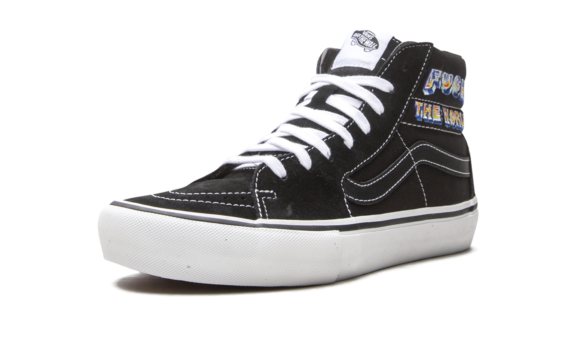 Sk8-Hi Pro "Supreme - F*ck The World - Black" VN0A45JDSY1