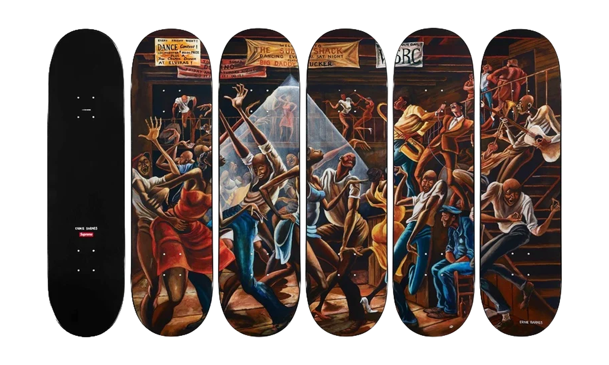 Ernie Barnes Skateboard Deck Set "SS25 - Multi (Set of 5)" SU27343