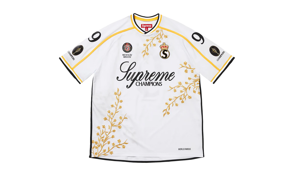 Floral Soccer Jersey "FW25 - White" SU26123