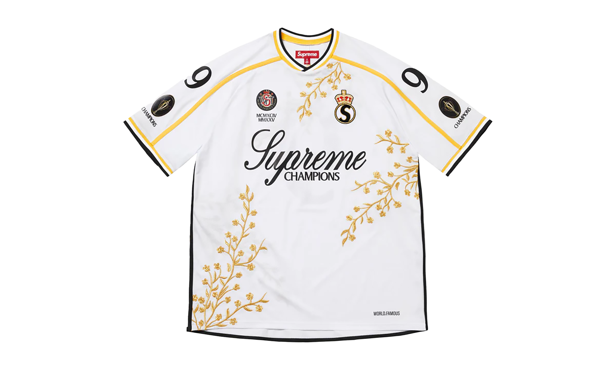 Floral Soccer Jersey "FW25 - White" SU26123