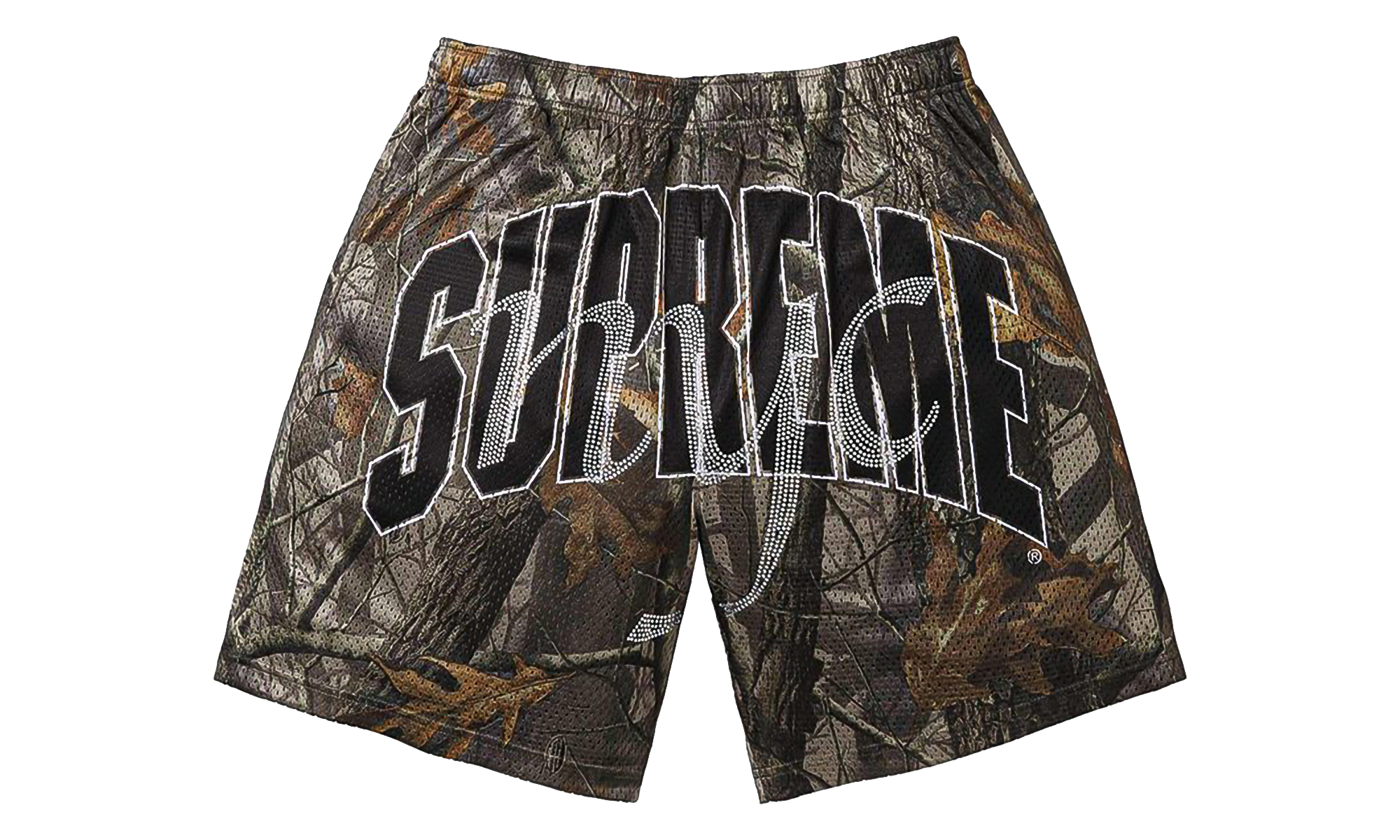 Rhinestone Mesh Short "SS26 - Camo" SU28001