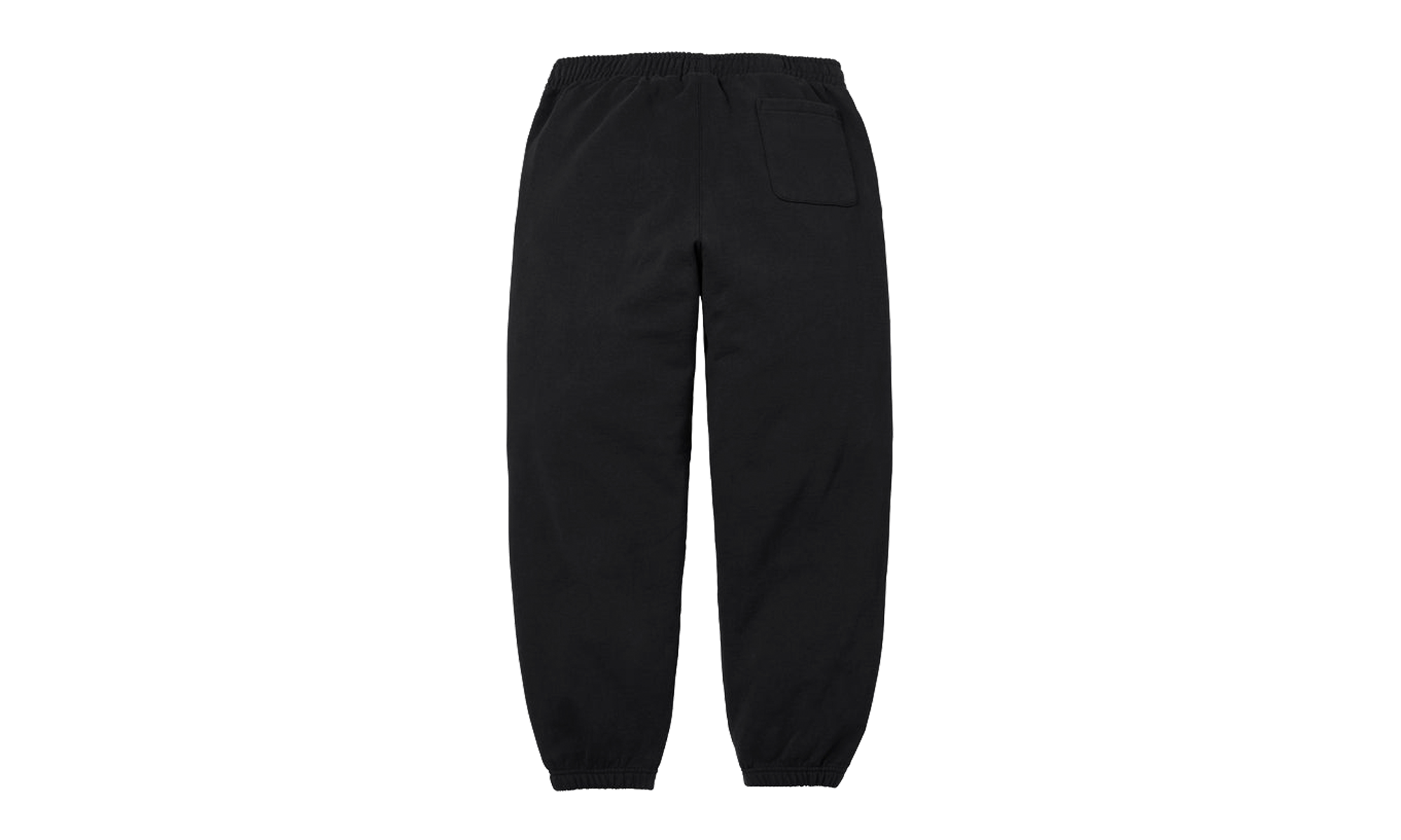Satin Appliqué Sweatpant "SS26 - Black" SU27515