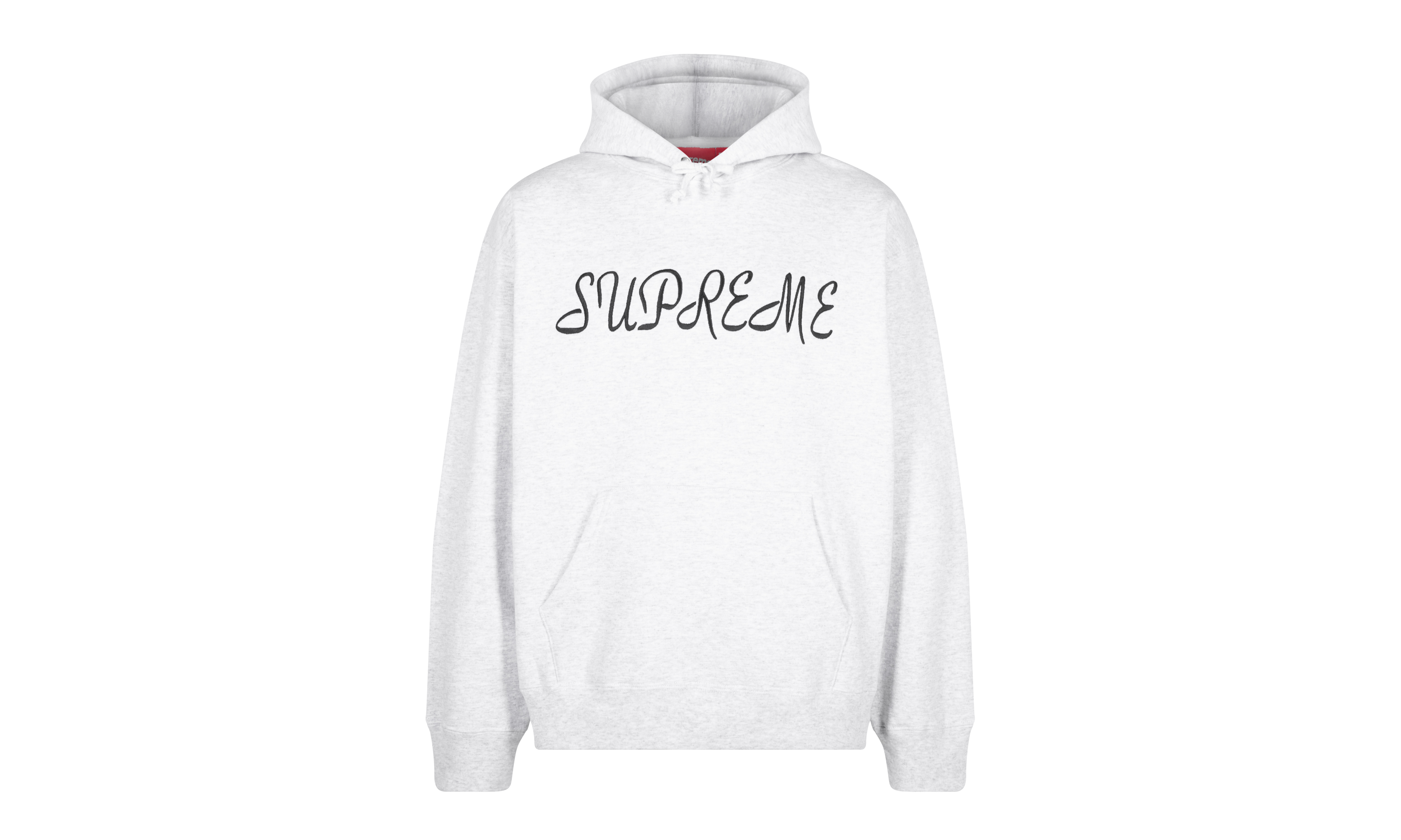 Script Hooded Sweatshirt "SS23 - Ash Grey" SU999