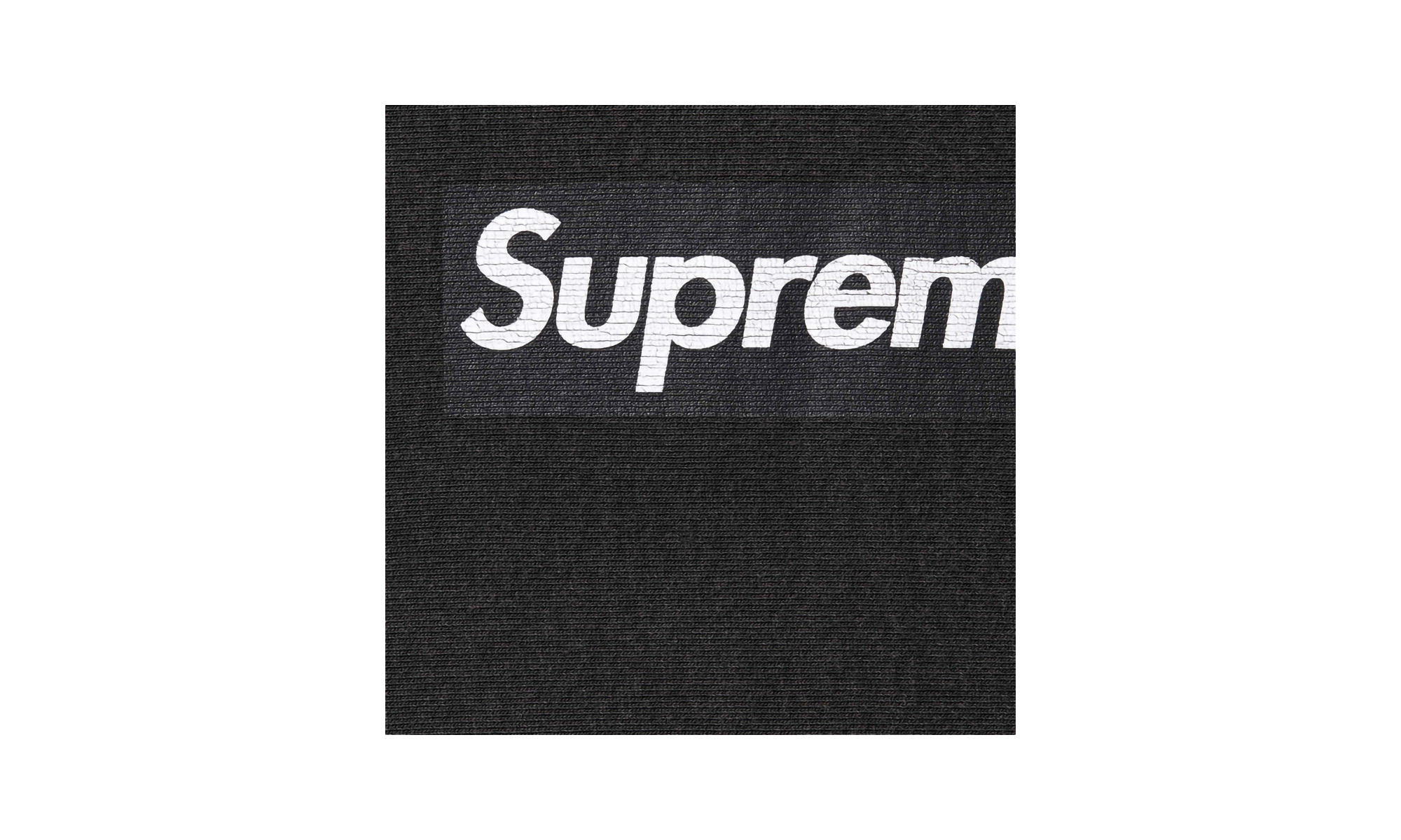 Washed Box Logo Crewneck "SS25 - Black" SU25156