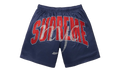 Rhinestone Mesh Short "SS26 - Navy" SU27996