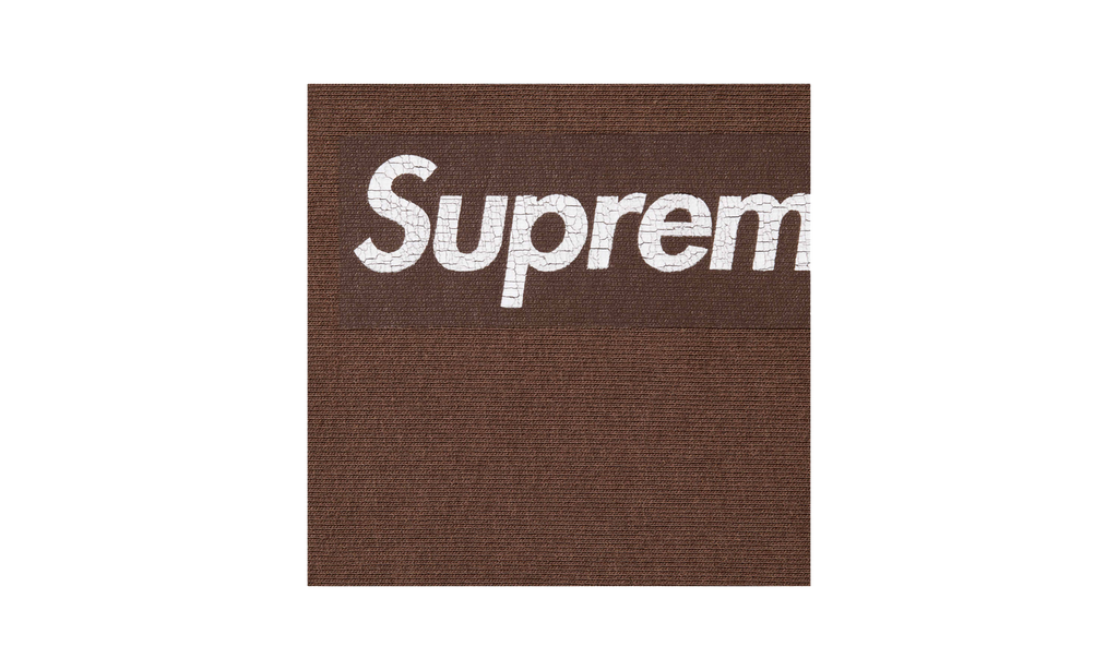 Washed Box Logo Crewneck "SS25 - Brown" SU25139