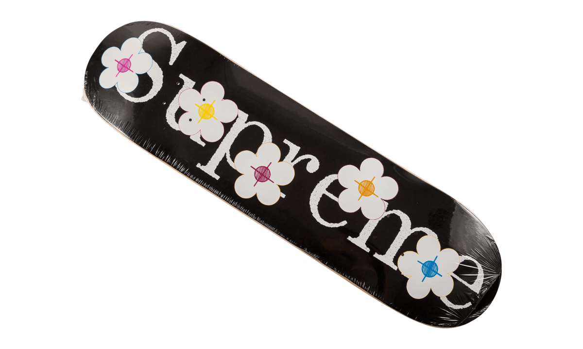 Flowers Skateboard "BLACK" SU1970