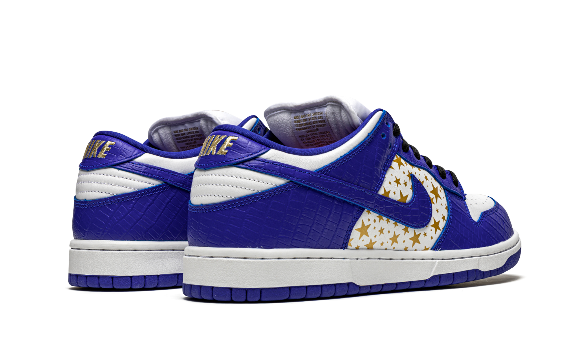 SB Dunk Low "Supreme - Stars - Hyper Blue" DH3228 100