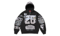Warriors Appliqué Zip Up Hooded Sweatshirt "SS26 - Black" SU27600