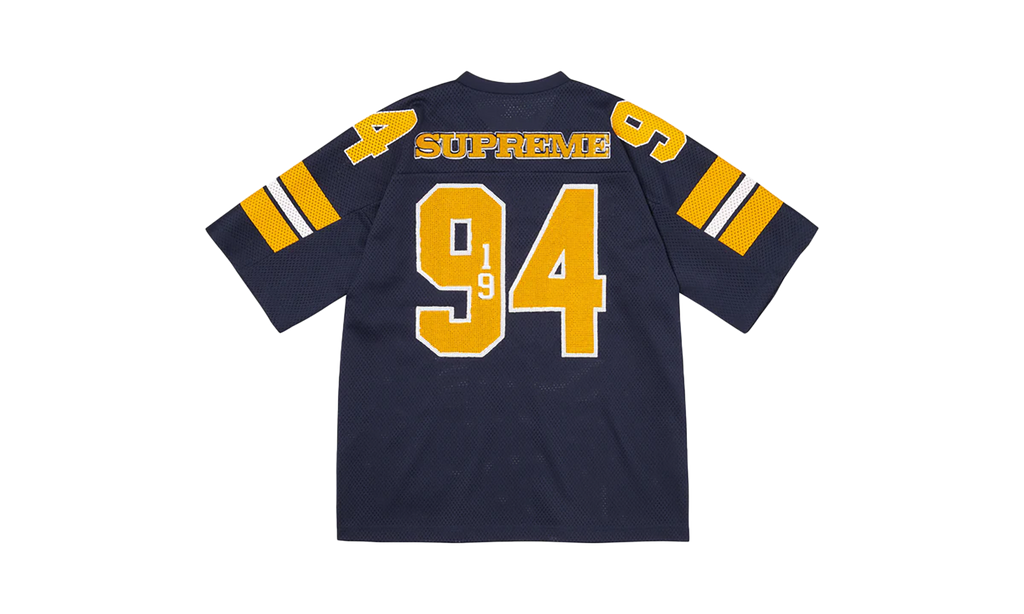 Sequin Football Jersey "FW25 - Navy" SU25994