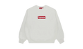 Washed Box Logo Crewneck "SS25 - White" SU26188